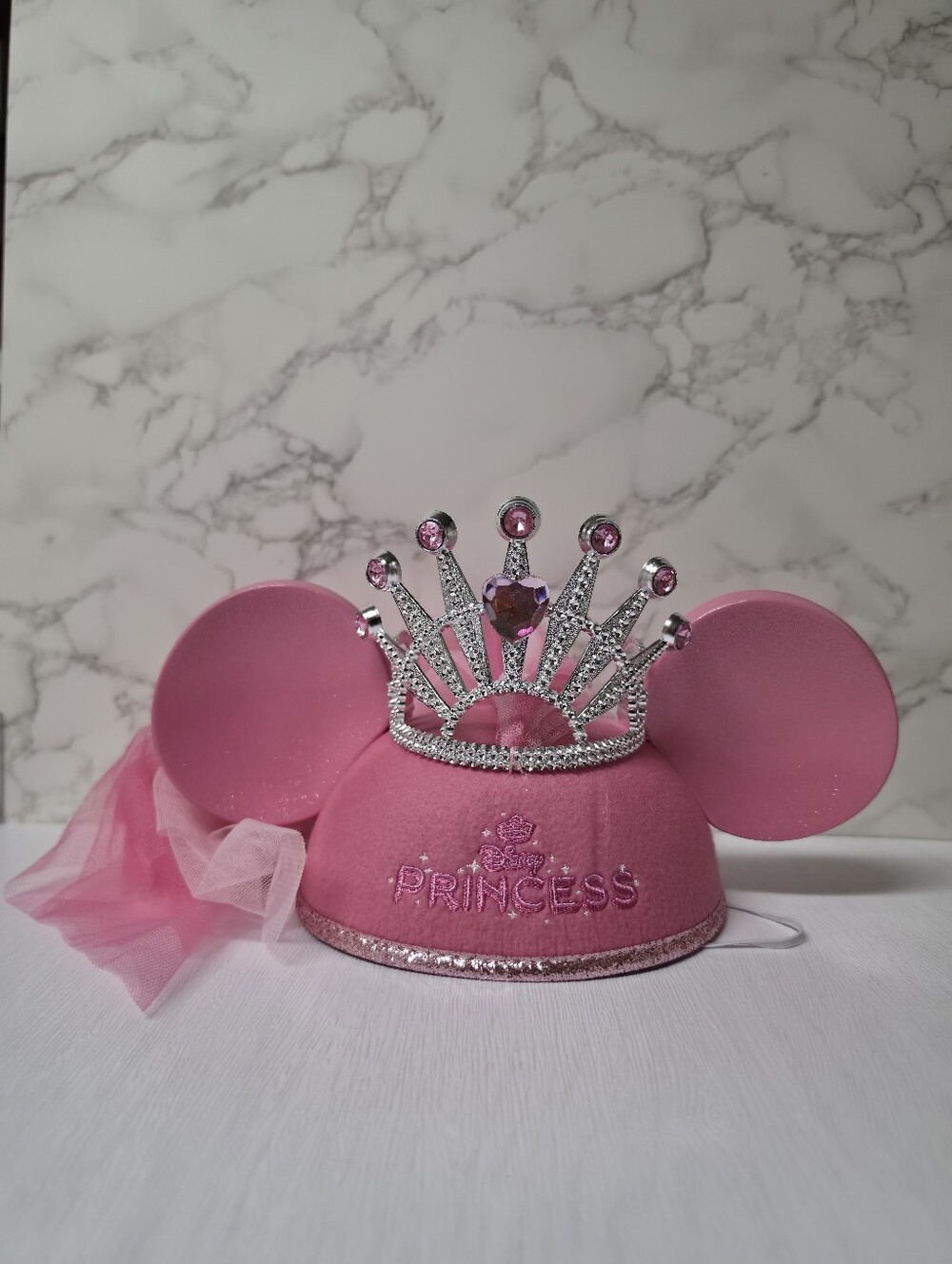 Pink Princess Kids Minnie Ears Hat